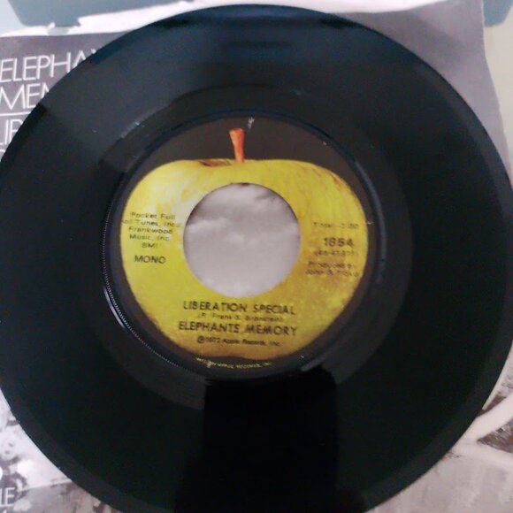 Elephant's Memory "Liberation Special" 45 RPM Vinyl - Picture 3 of 3